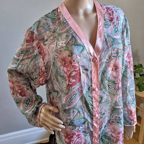 Vintage 90s Victoria's Secret Nightgown Gold Label Coquette Lingerie Size M/L - Picture 1 of 11